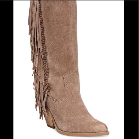 Carlos Santana lever doe fringe boots - Picture 2 of 10